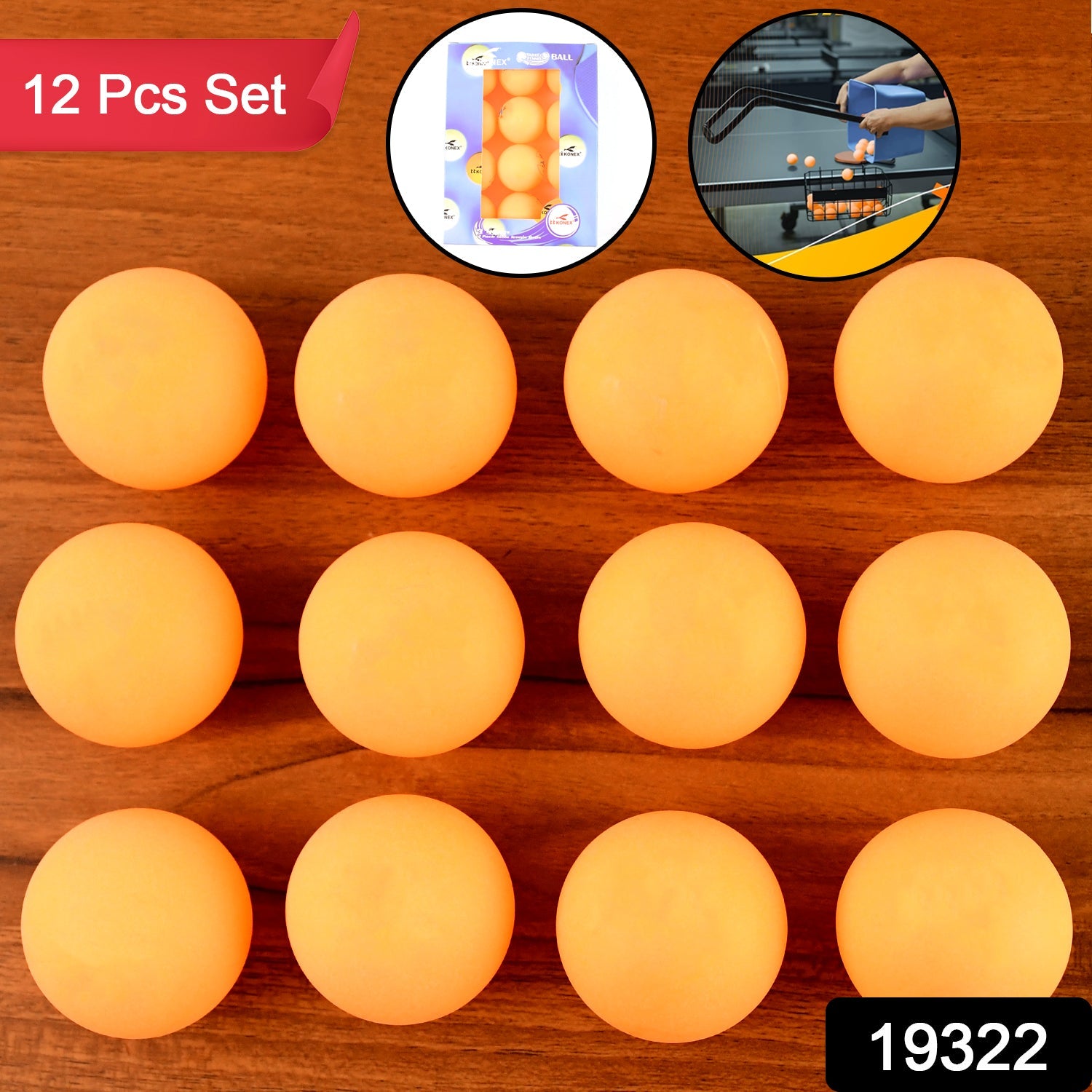Star Seamless Table Tennis Balls (12 Pcs Set) Star Seamless Table Tennis Balls (12 Pcs Set)